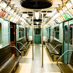 NYC Mint Green Vintage Subway Train - Every Day Paris 