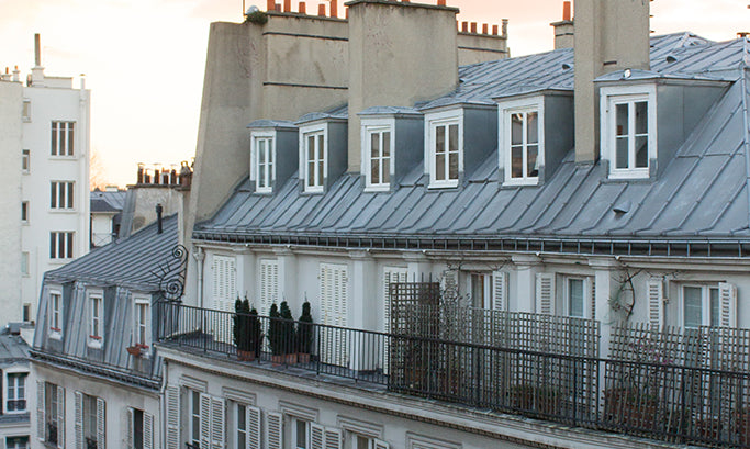Sunset view over the Parisian Rooftops on St Germain - Every Day Paris 