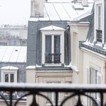 Parisian Balcony Covered in Snow - Every Day Paris 