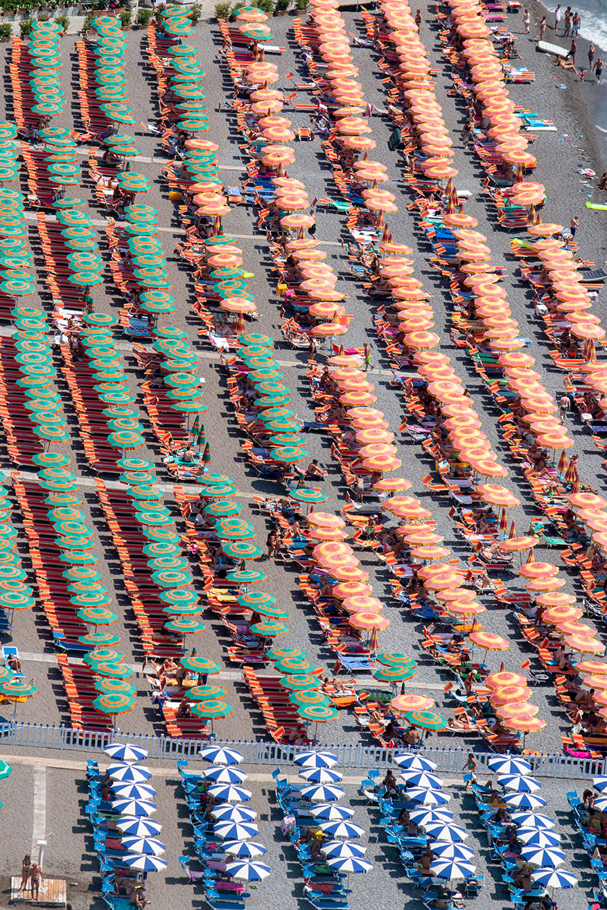 Beach Umbrellas in Positano Italy