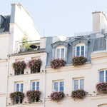 Spring Floral Balcony on St Germain de Près - Every Day Paris 