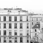 Montmartre Rooftop View of Paris in Black and White - Every Day Paris 