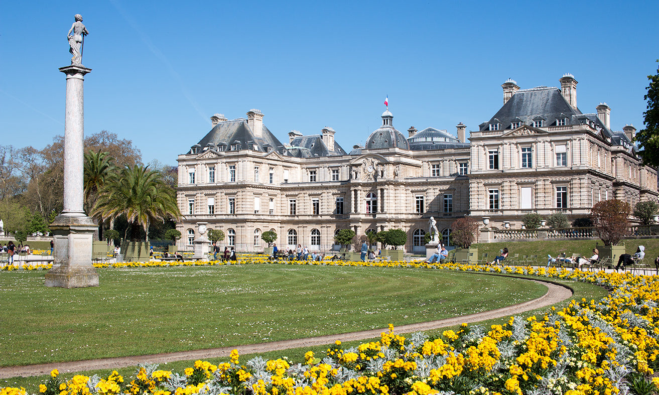 Left Bank Luxembourg Gardens Spring Views - Every Day Paris 