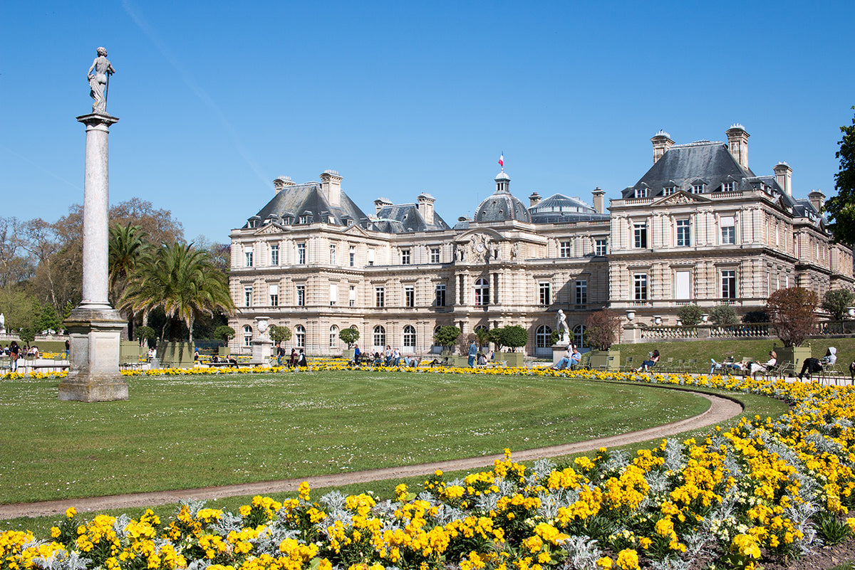 Left Bank Luxembourg Gardens Spring Views - Every Day Paris 