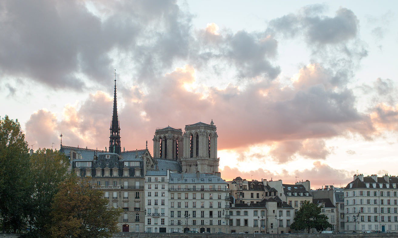 Notre Dame Sunset on The Seine - Every Day Paris 
