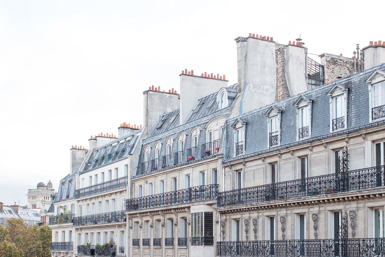 Left Bank Paris Balcony Rooftops St Germain de Prés - Every Day Paris 