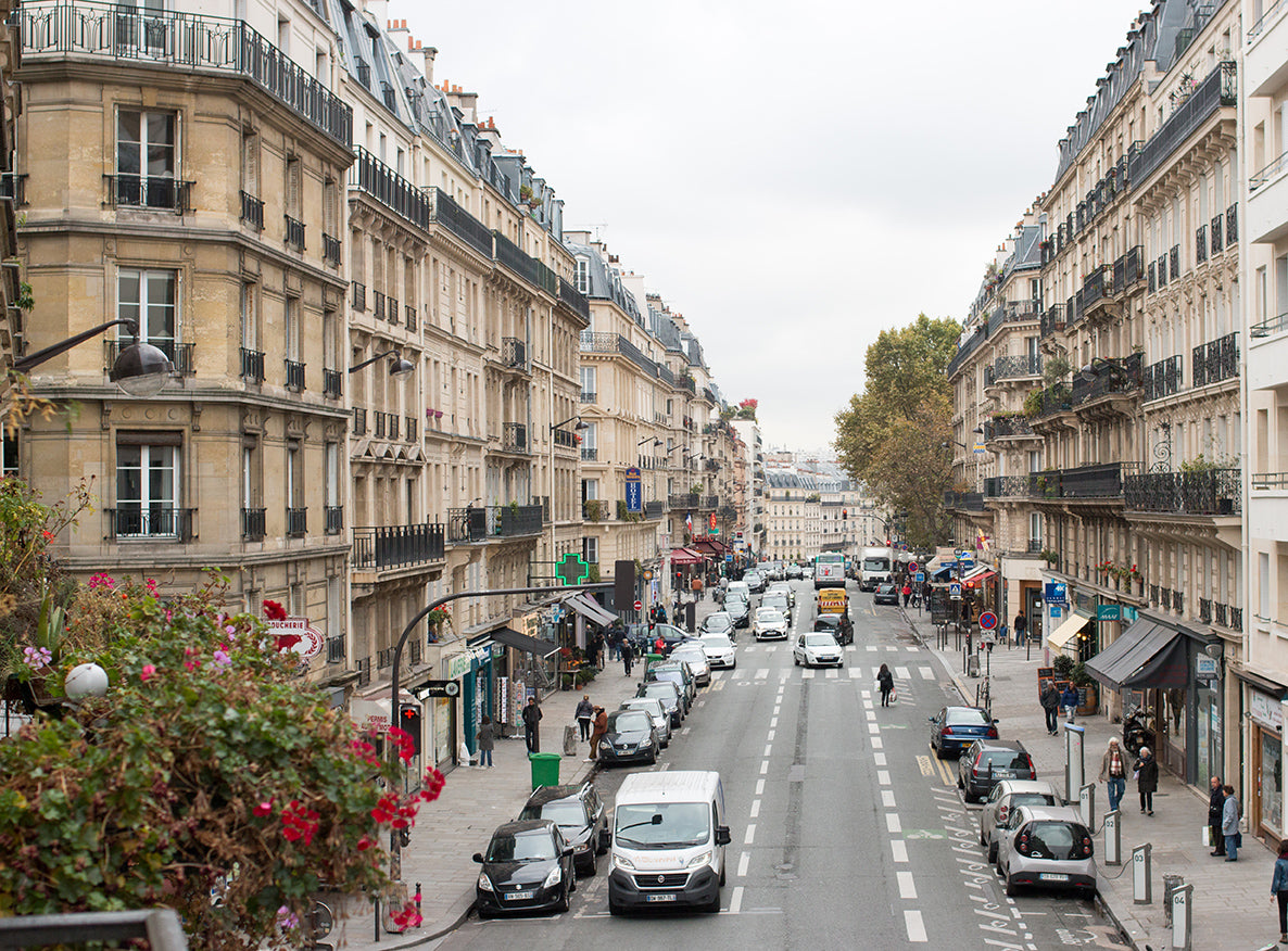 Left Bank View of Paris Rue Monge - Every Day Paris 