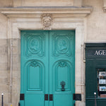 Mint Green Door in The Marais - Every Day Paris 