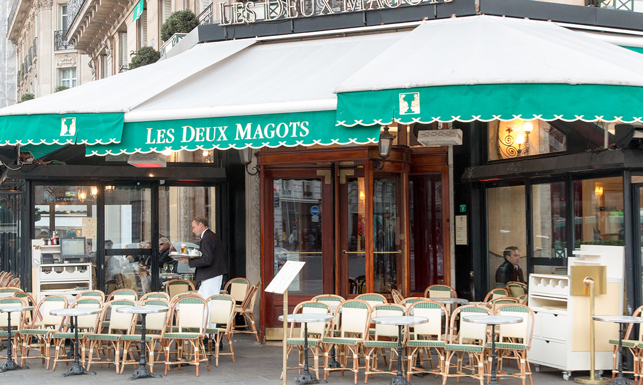 Morning at Café Les Deux Magots  Paris, France