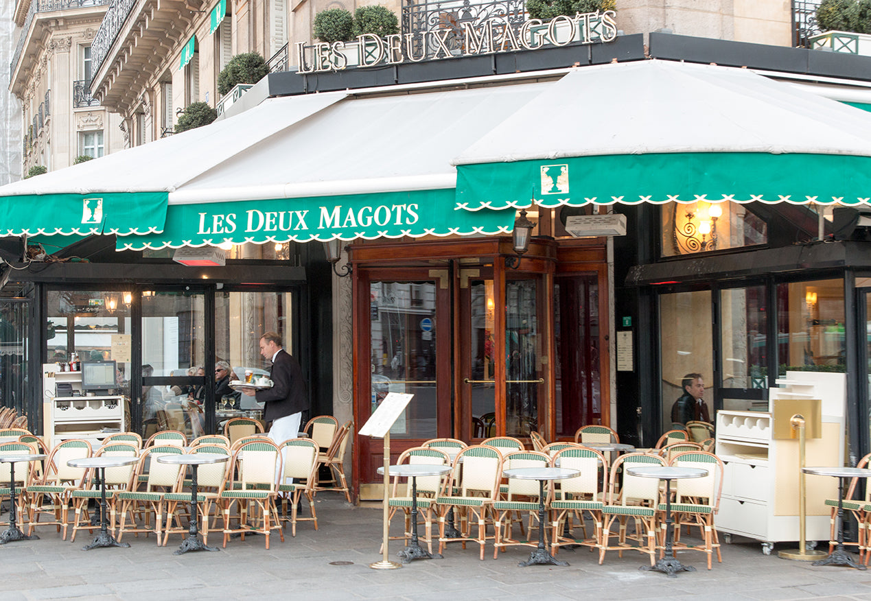 Morning at Café Les Deux Magots  Paris, France