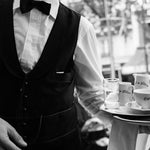 Black and White Café de Flore Waiter - Every Day Paris 