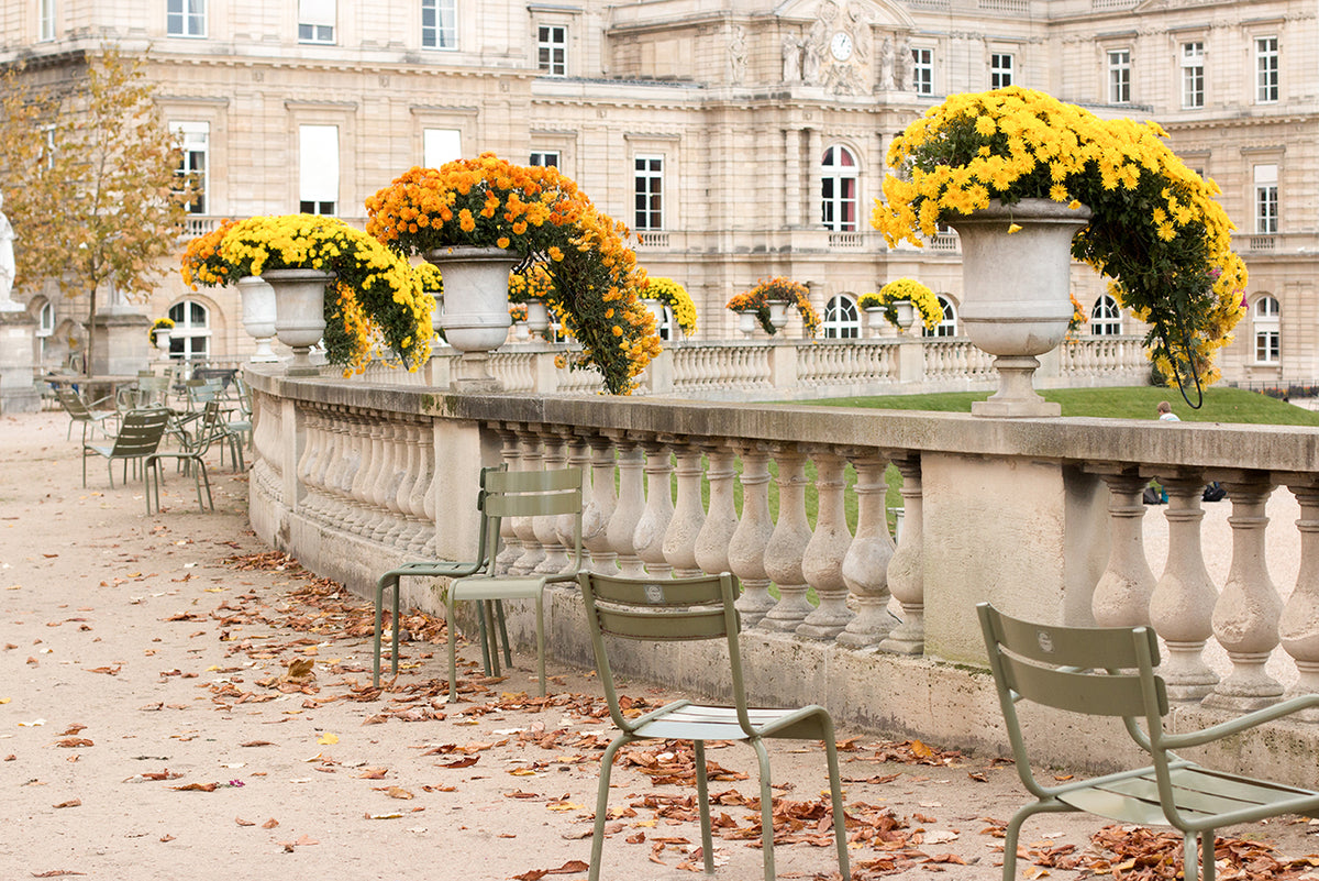 The Colors of Fall in Luxembourg Gardens - Every Day Paris 