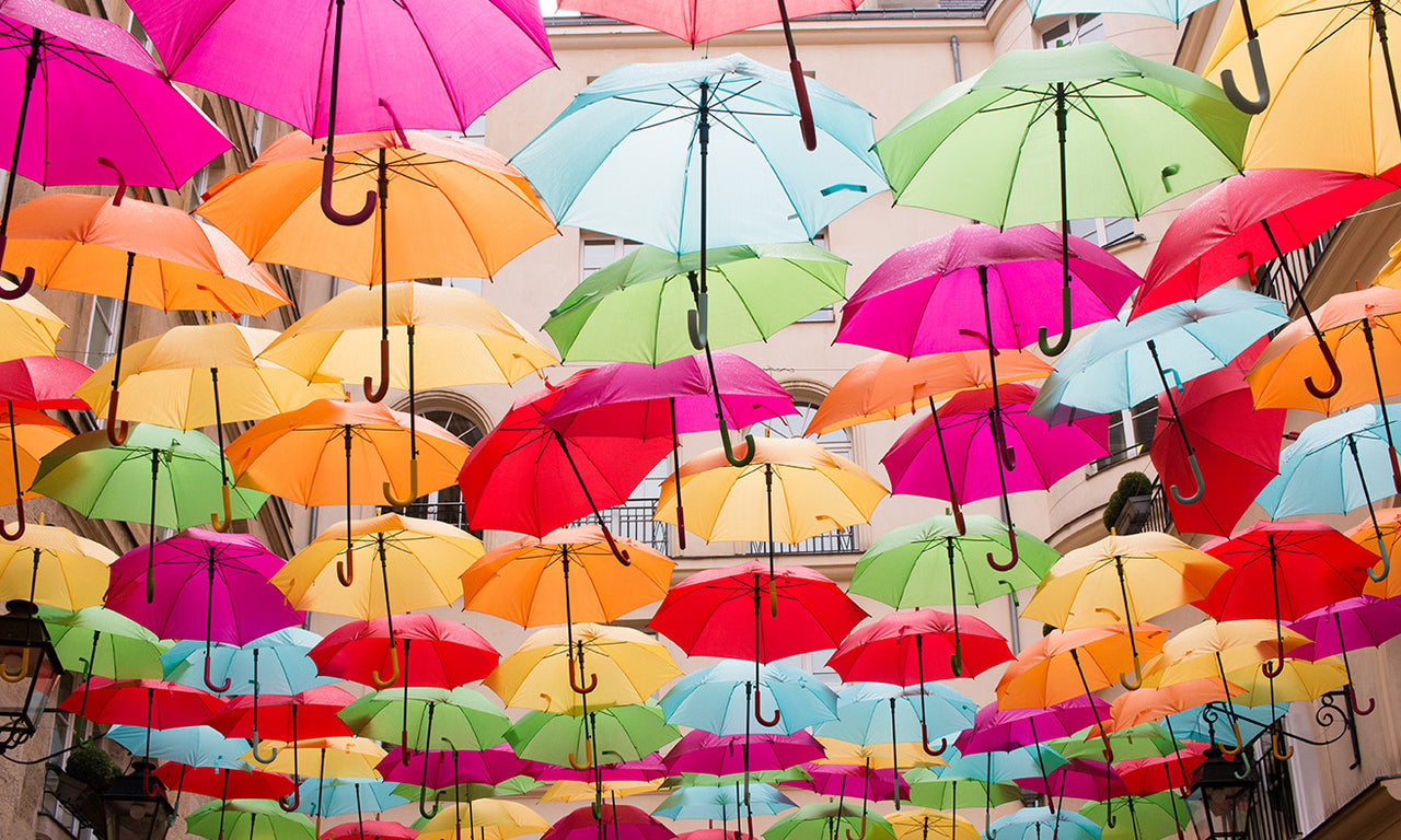 Le Village Royal Umbrellas in Paris - Every Day Paris 