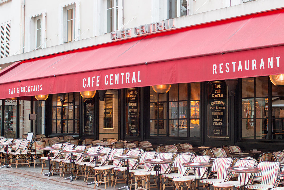 Café Central on Rue Cler Left Bank Paris