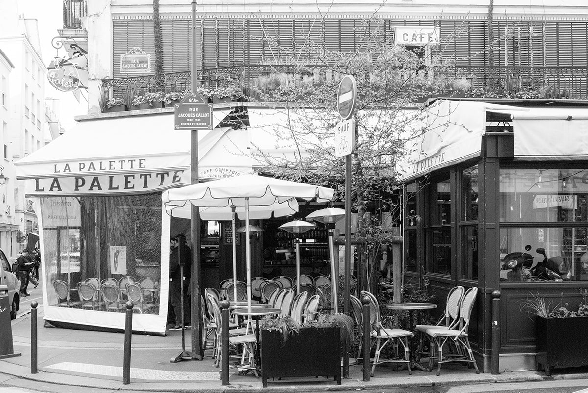 Left Bank Parisian Café La Palette - Every Day Paris 