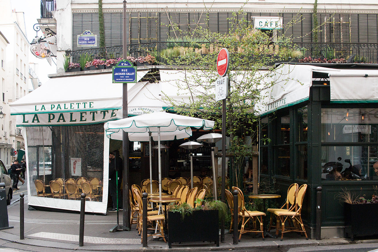 Left Bank Parisian Café La Palette - Every Day Paris 
