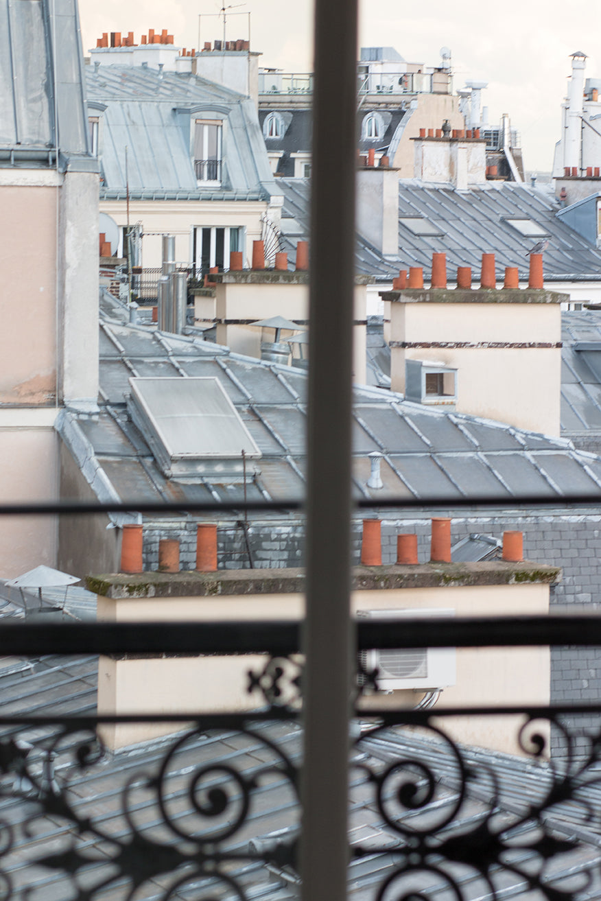 Montmartre Parisian Balcony Window - Every Day Paris 