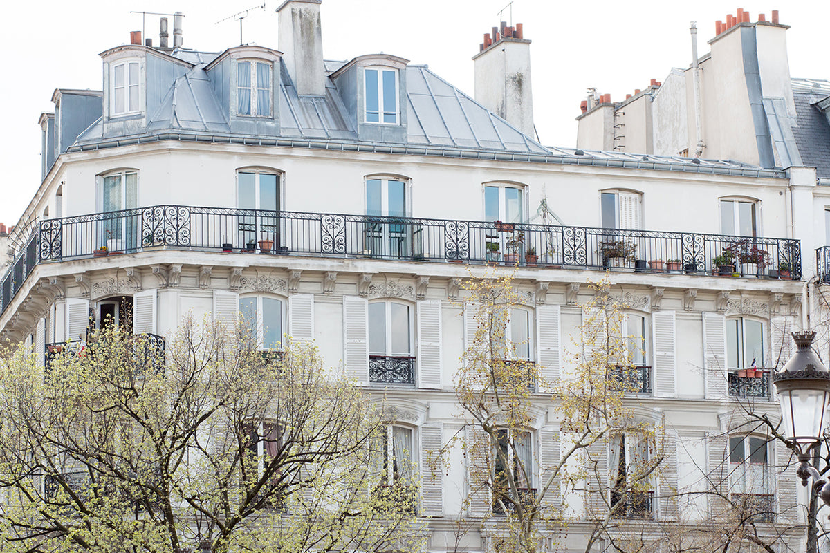 Spring Balcony Views in Paris