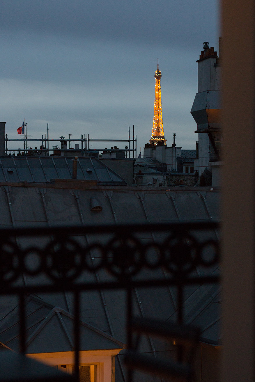 Parisian Balcony with an Eiffel Tower View - Every Day Paris 