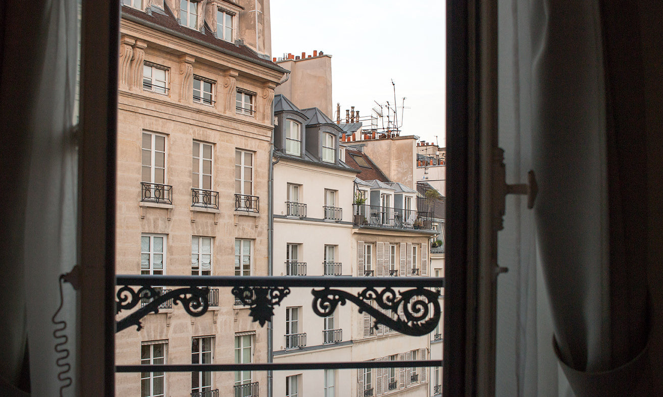 Window onto Place Dauphine - Every Day Paris 