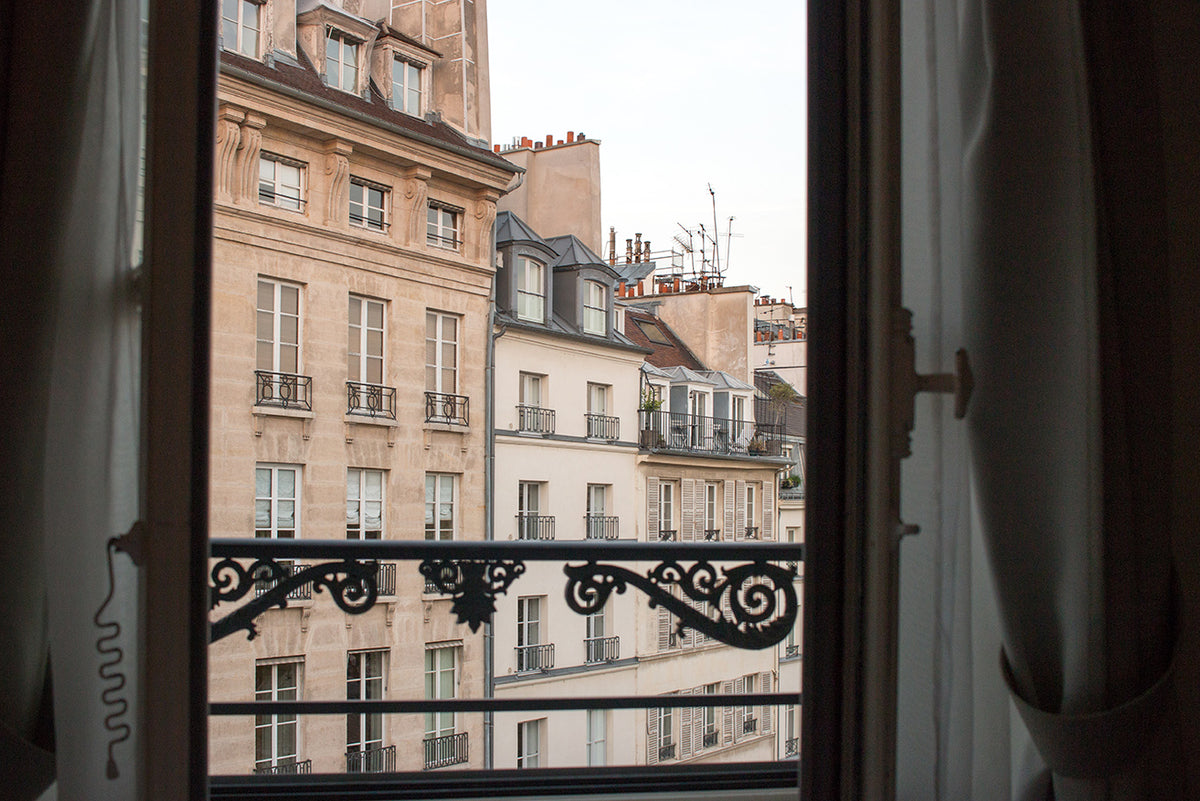 Window onto Place Dauphine - Every Day Paris 