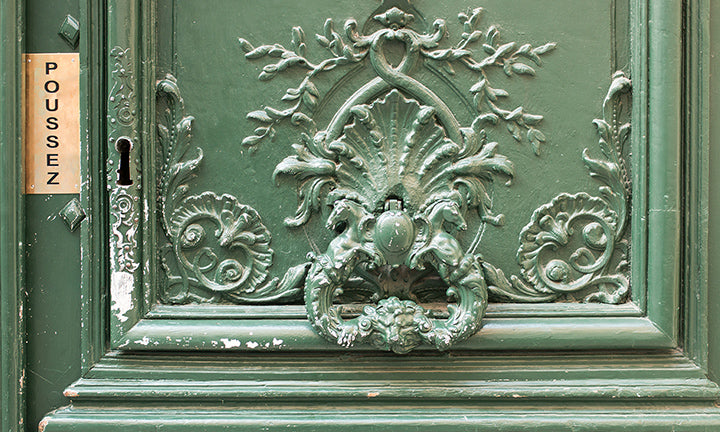 Green Doors in Paris France - Every Day Paris 