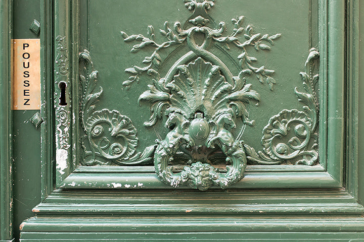 Green Doors in Paris France - Every Day Paris 