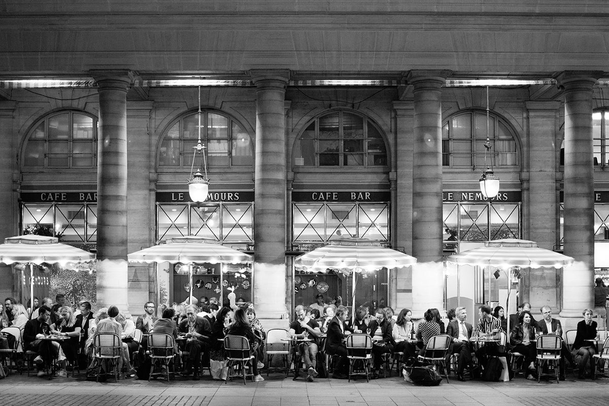 Evening at Café Nemours Paris - Every Day Paris 