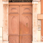 Orange door in Menton France - Every Day Paris 