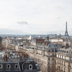 Eiffel Tower View of Paris in Black and White - Every Day Paris 