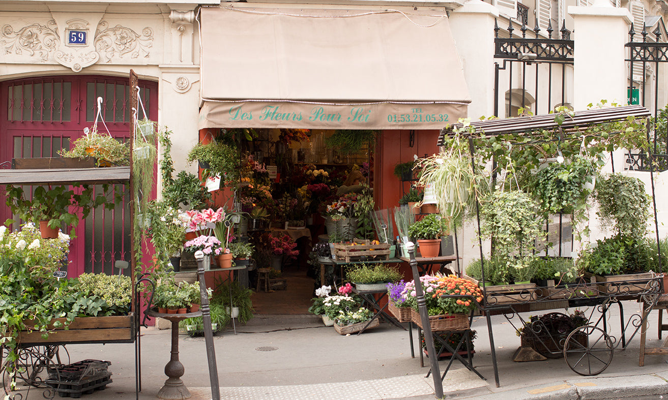 Montmartre Flower Shop in Paris - Every Day Paris 
