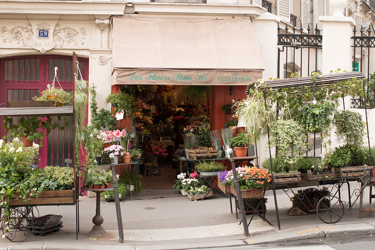 Montmartre Flower Shop in Paris - Every Day Paris 