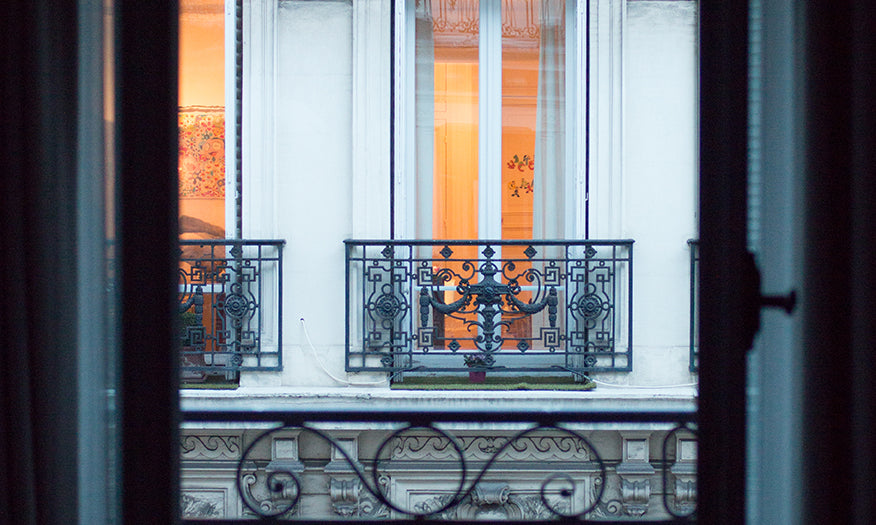 Paris Window at Dusk - Every Day Paris 