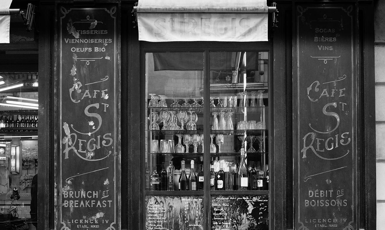Evening at Café St Regis - Every Day Paris 