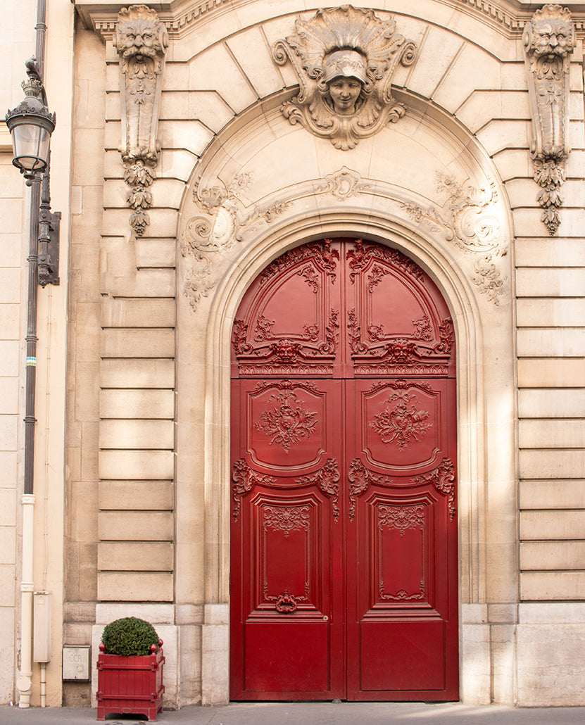 Red Door in Paris - Every Day Paris 