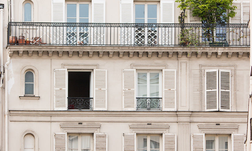 Right Bank Paris Apartment Windows - Every Day Paris 