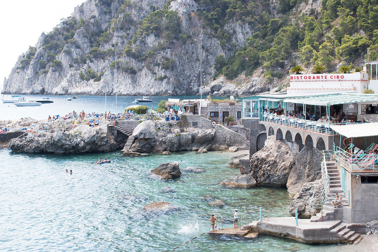 Dive Right In Capri Italy Everyday Parisian