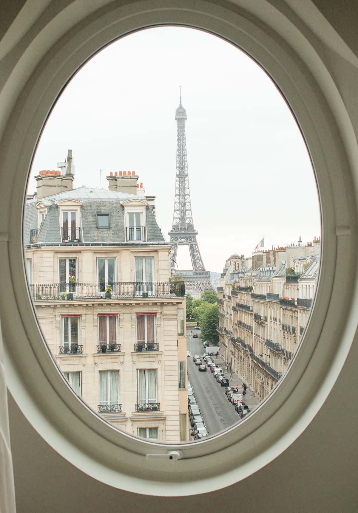 Eiffel Tower Window Notecard Set