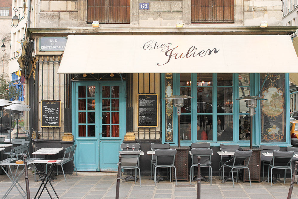 Cafe in the Marais Chez Julien - Every Day Paris 