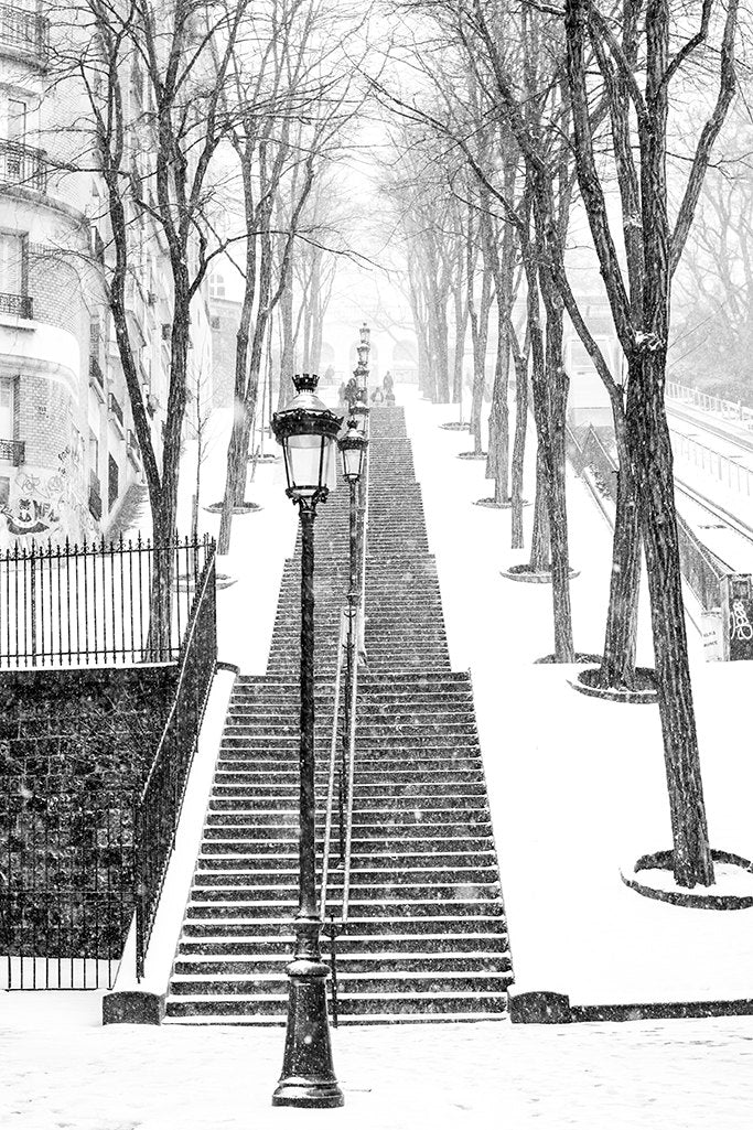 Snowy morning in Montmartre - Every Day Paris 