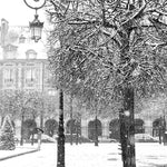 Snowy Morning in Place des Vosges - Every Day Paris 