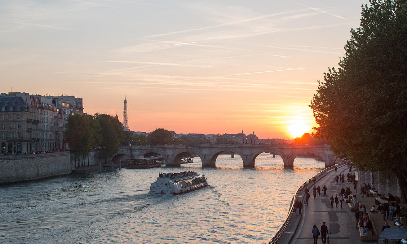 Sunset on the Seine - Every Day Paris 