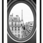 Eiffel Tower Window View - Every Day Paris 