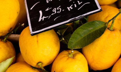 Yellow Lemons in Nice France - Every Day Paris 