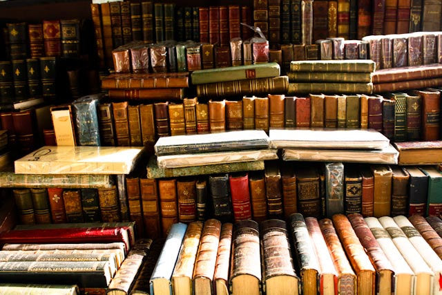 Books for sale along the Seine - Every Day Paris 