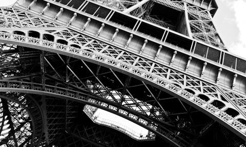 Black and White Eiffel Tower in Paris - Every Day Paris 