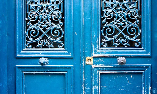 Blue Doors in Paris - Every Day Paris 