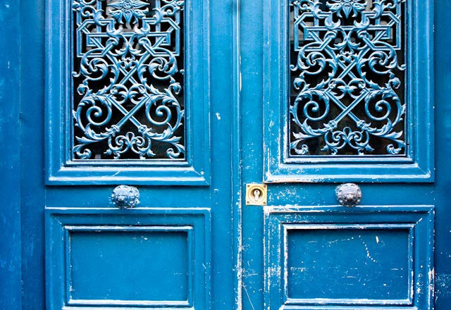 Blue Doors in Paris - Every Day Paris 