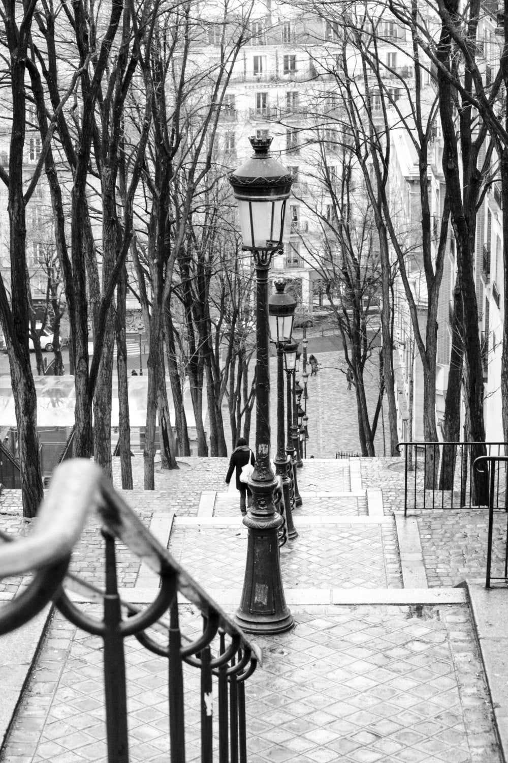Taking the stairs in Montmartre - Every Day Paris 