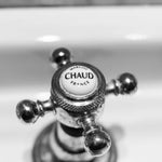 French Hot and Cold Bathroom Faucet Set of 4 - Every Day Paris 